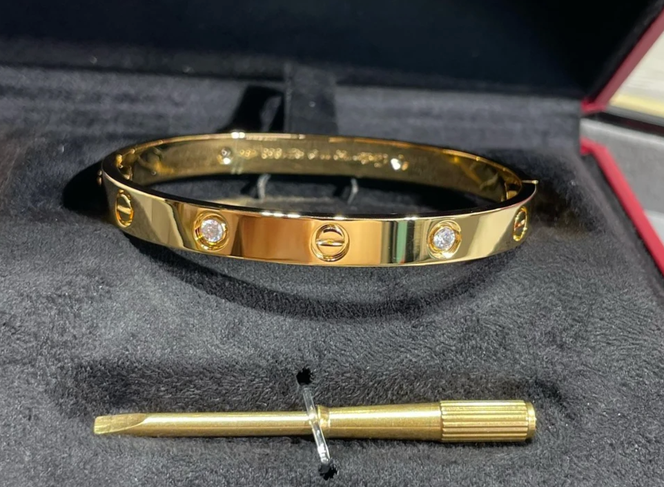 Cartier-Inspired LOVE Bracelet – Classic Model.