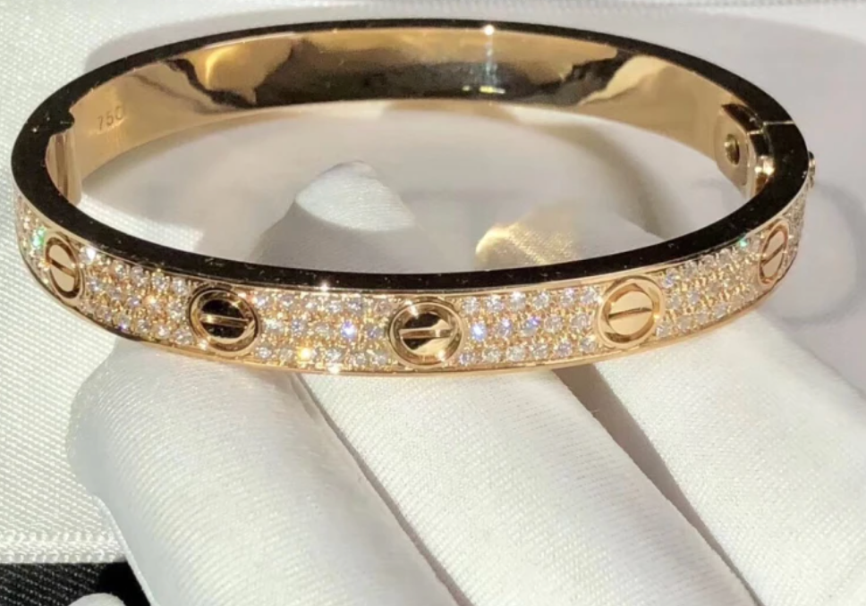 Cartier-Inspired LOVE Bracelet – Classic Model.