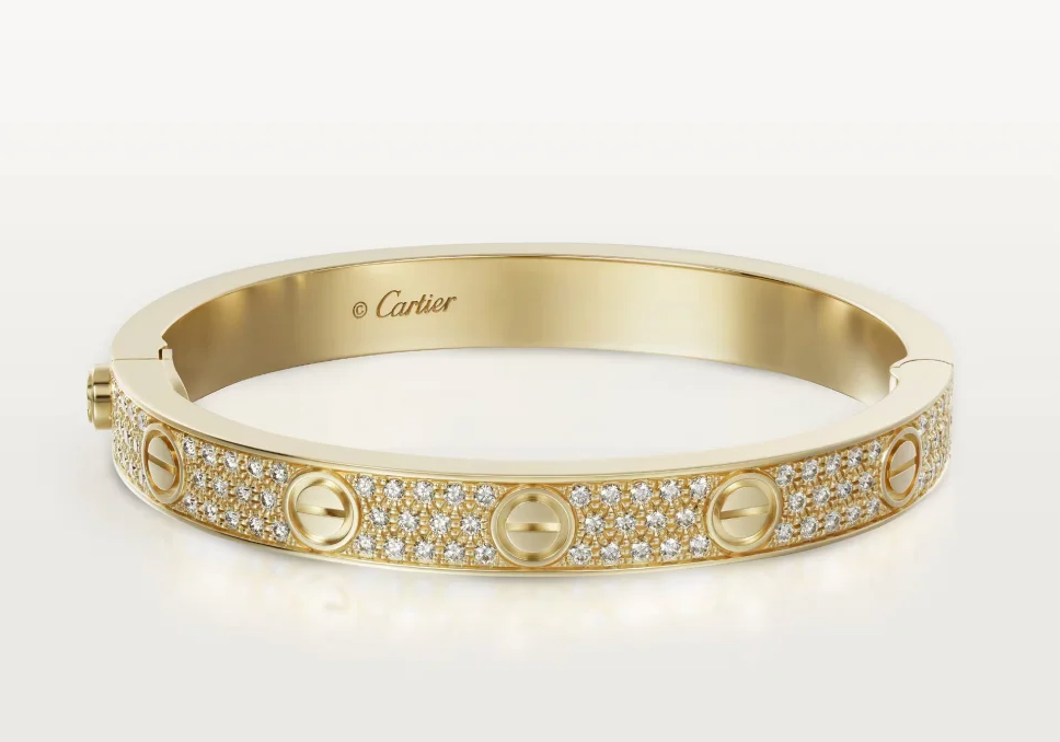 Cartier-Inspired LOVE Bracelet – Classic Model.